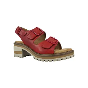 Salvia Honey Stacked Heel Sandal