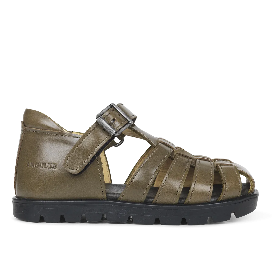 Sandal with adjustable velcro closure