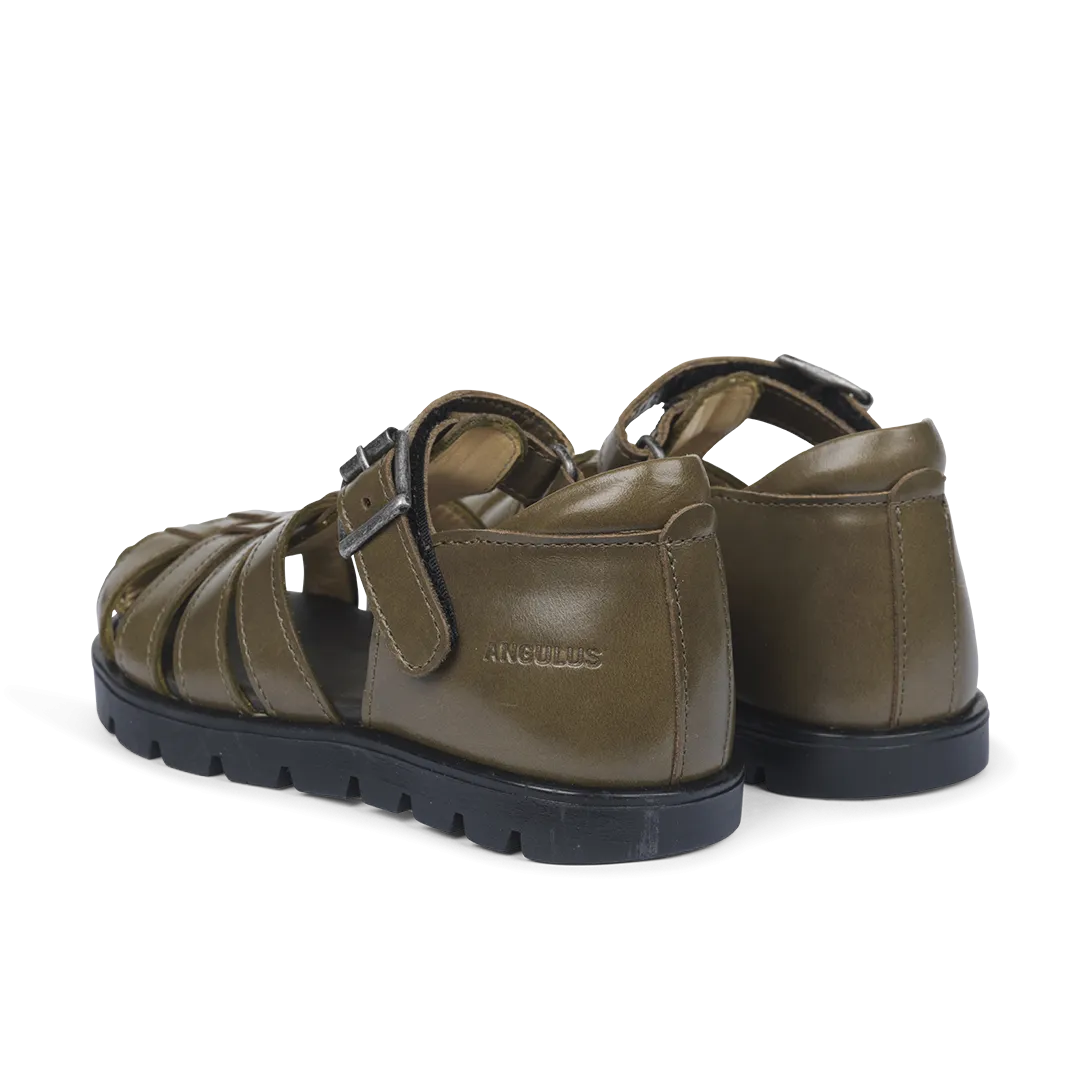 Sandal with adjustable velcro closure