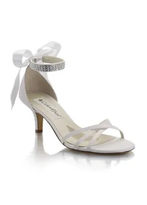 Satin Sandal with Ribbon by Coloriffics.