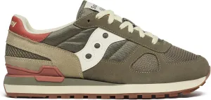 Saucony Men's Shadow Original Sneaker, Olive/Rust, 10