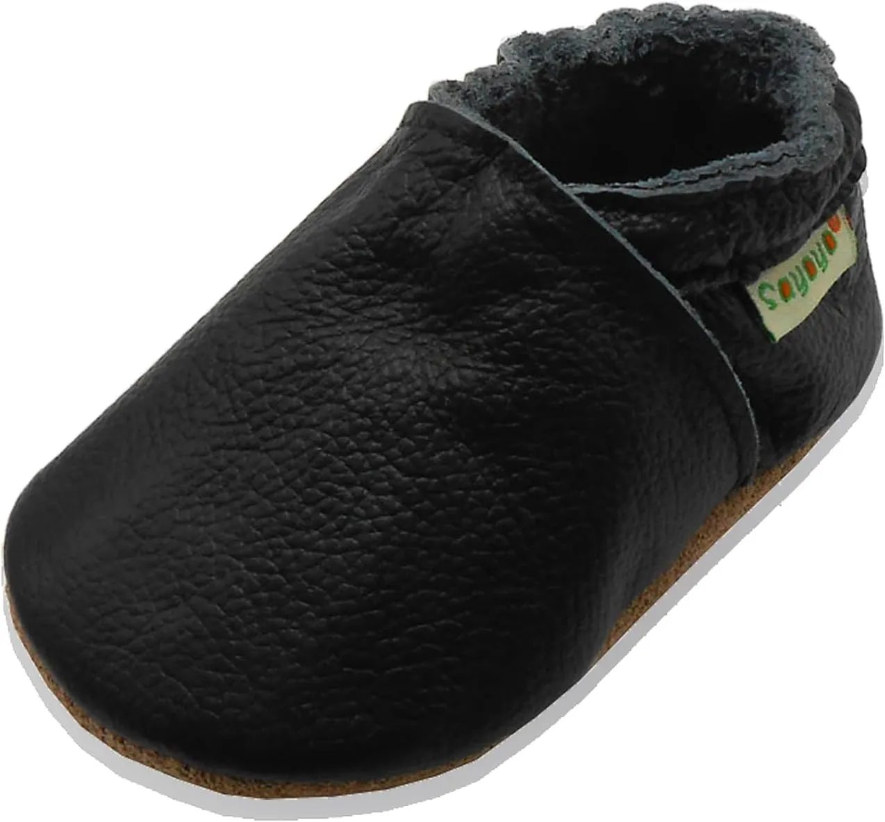 SAYOYO Baby Shoes Soft Leather Sole Infant Moccasins Toddler Prewalker Shoes