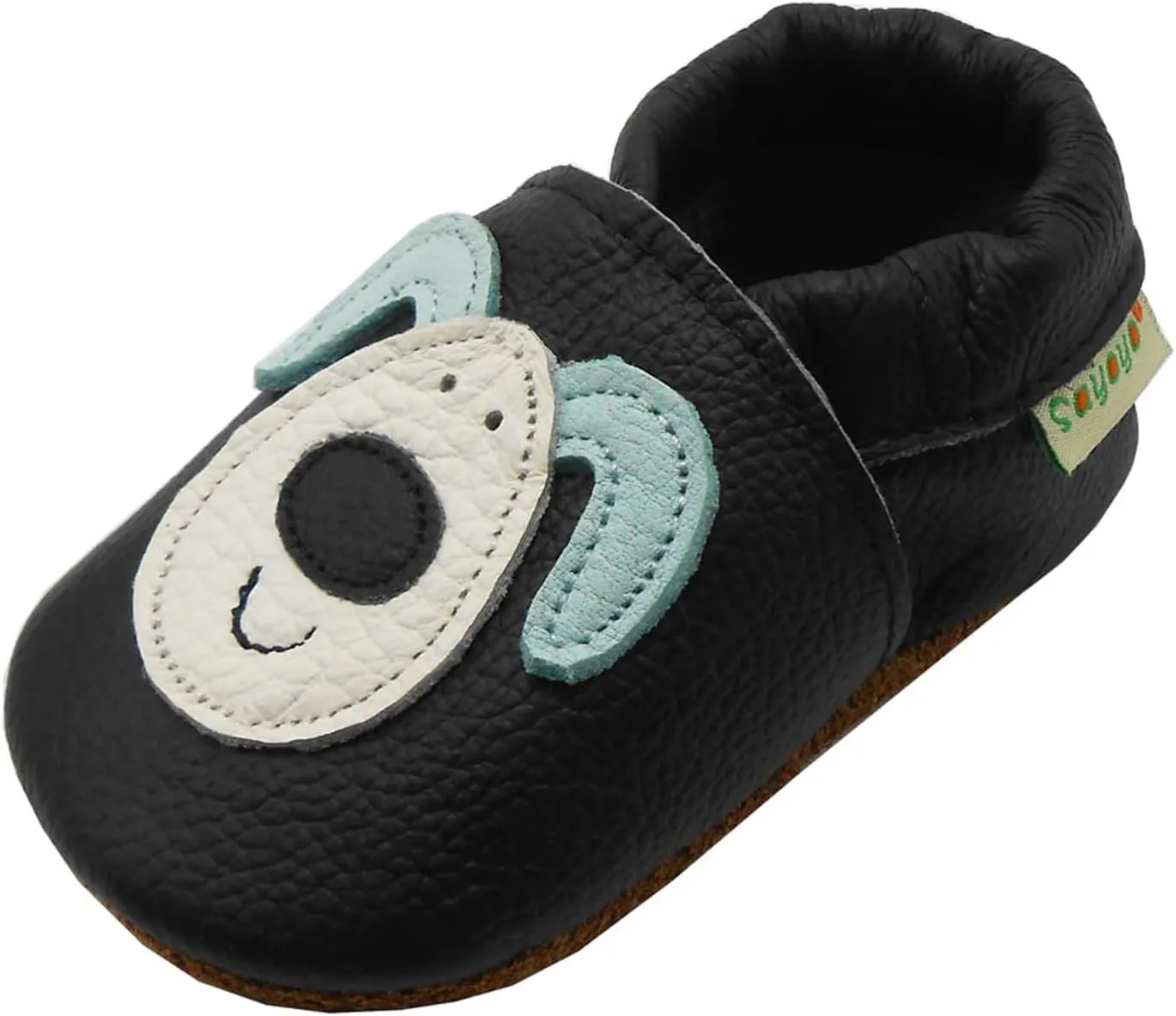 SAYOYO Baby Shoes Soft Leather Sole Infant Toddler Prewalker Shoes