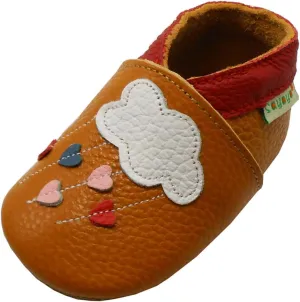 SAYOYO Baby Shoes Soft Leather Sole Infant Toddler Prewalker Shoes