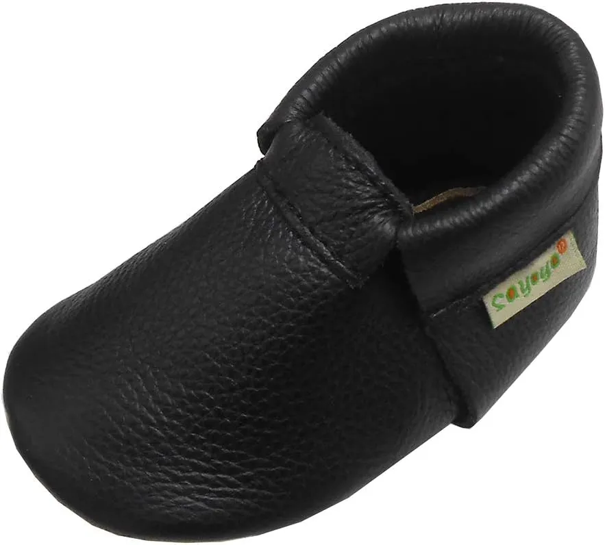 SAYOYO Baby Soft Sole Prewalkers Skid-Resistant Baby Toddler Shoes Infant Moccasins