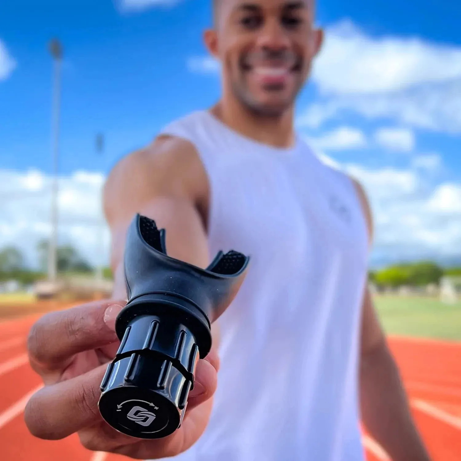 Silicone Breathing Mouthpiece Exercise Training Respirator