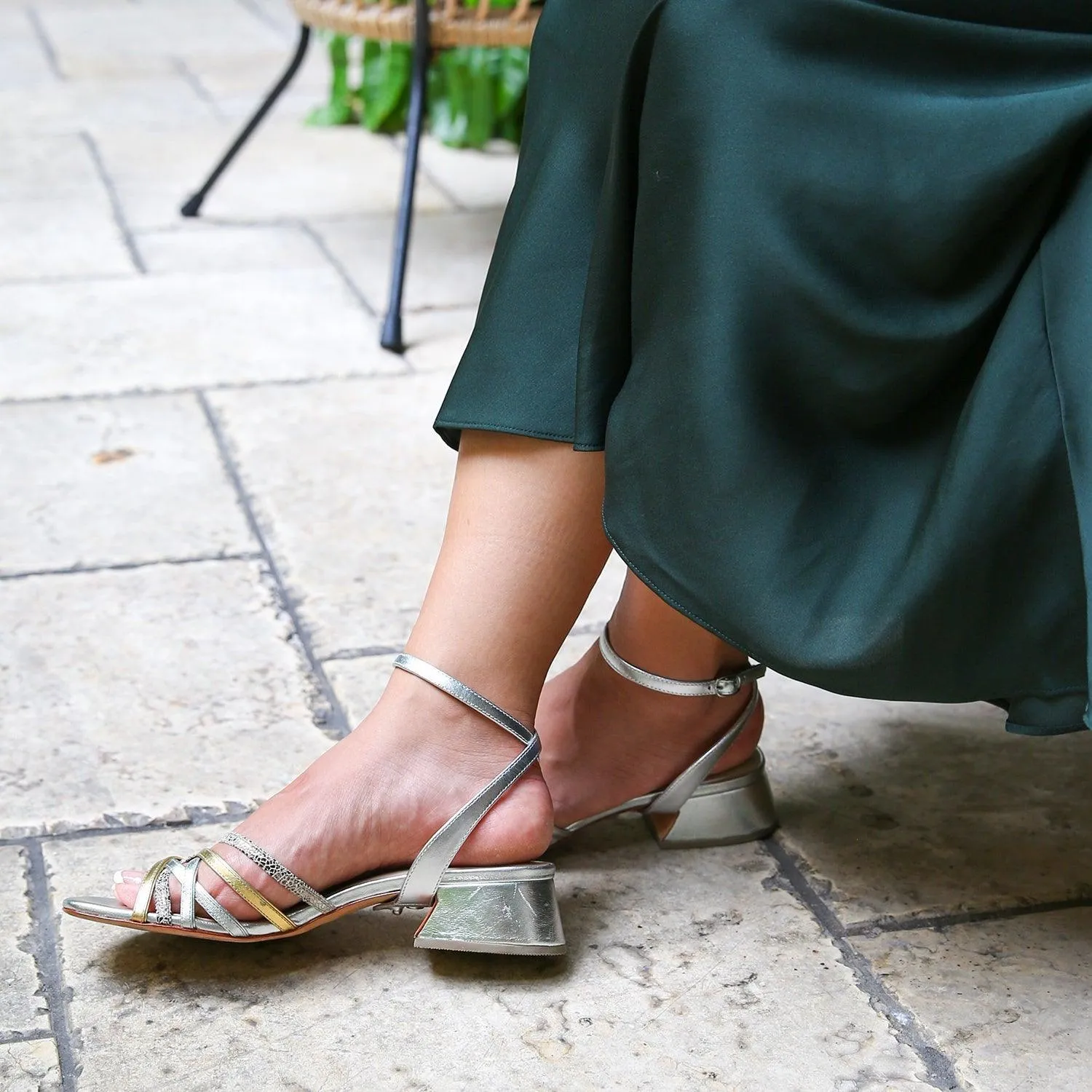 Silver Bell Sandal   Marilyn Strap