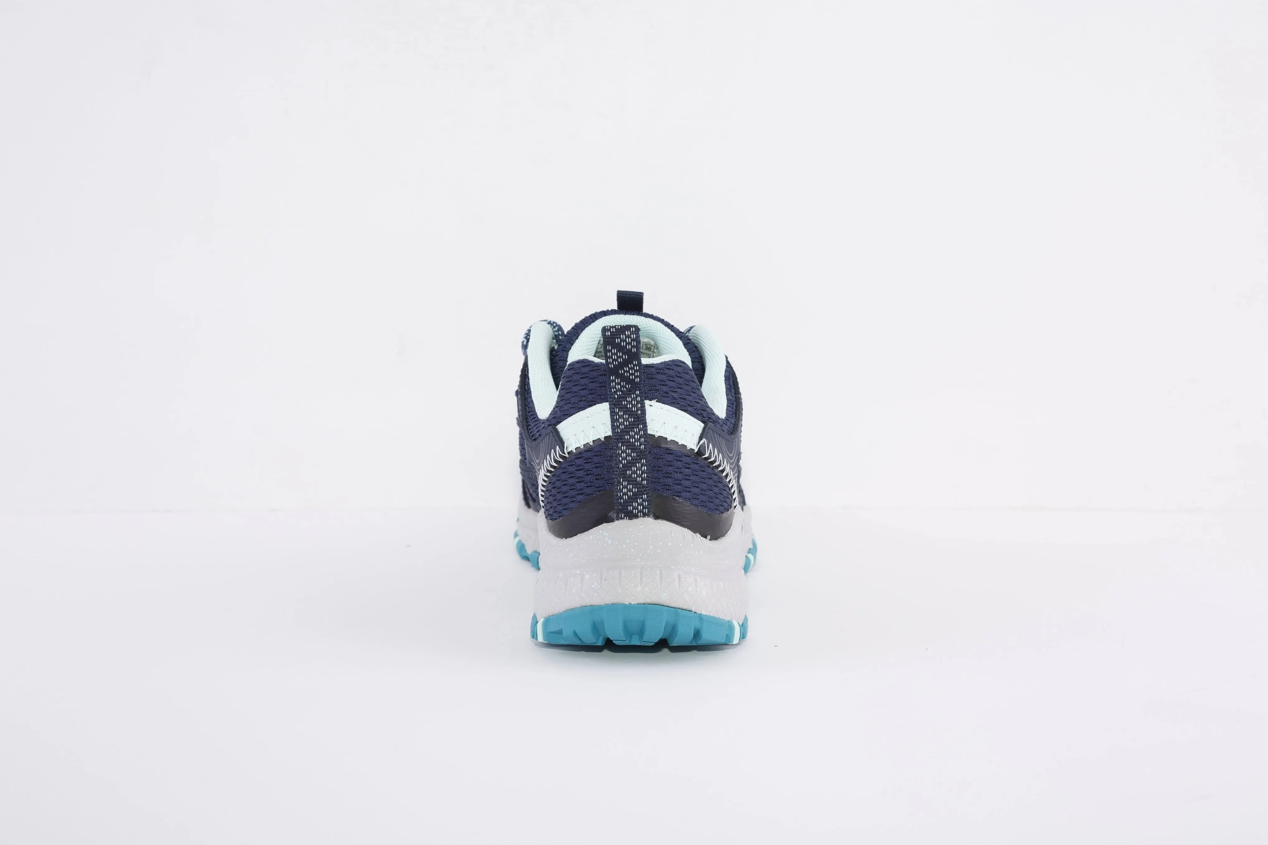 SKECHERS- 149821 HILLCREST PURE ESCAPADE-LACED TRAIL TRAINER - NAVY/TURQUOISE