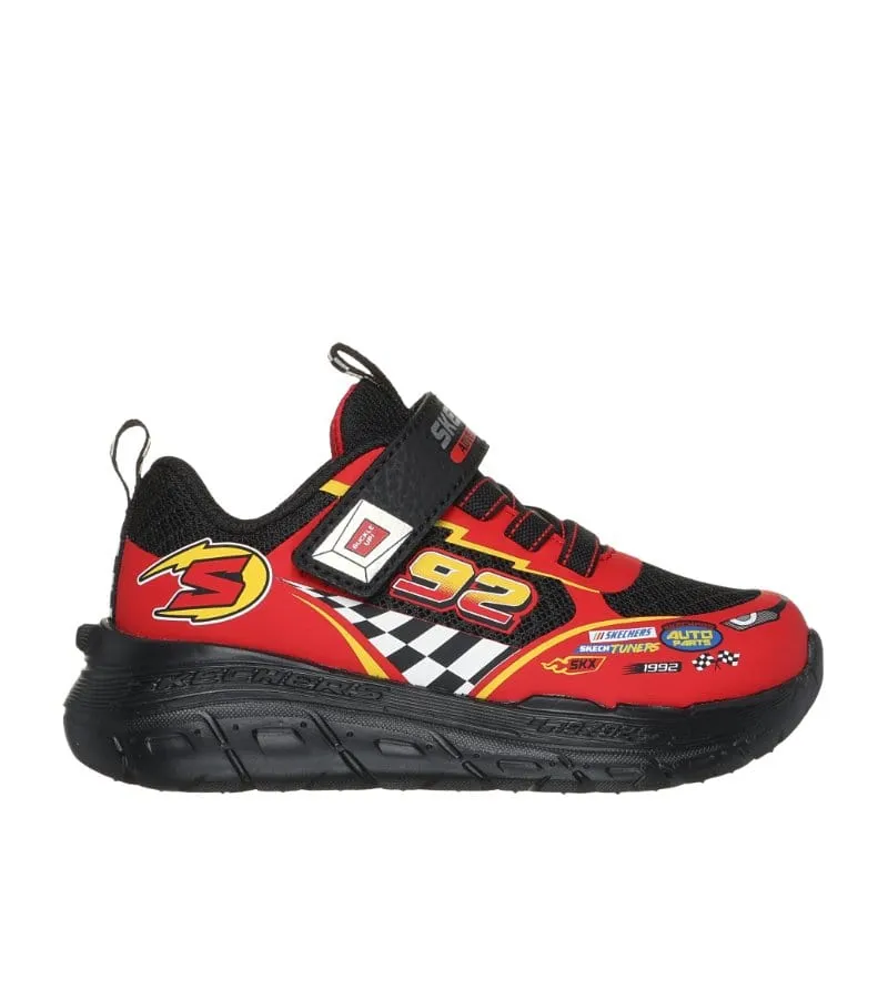 Skechers Infant Boys Slip In Car Themed Print Trainer - SKECH TRACKS 402303N