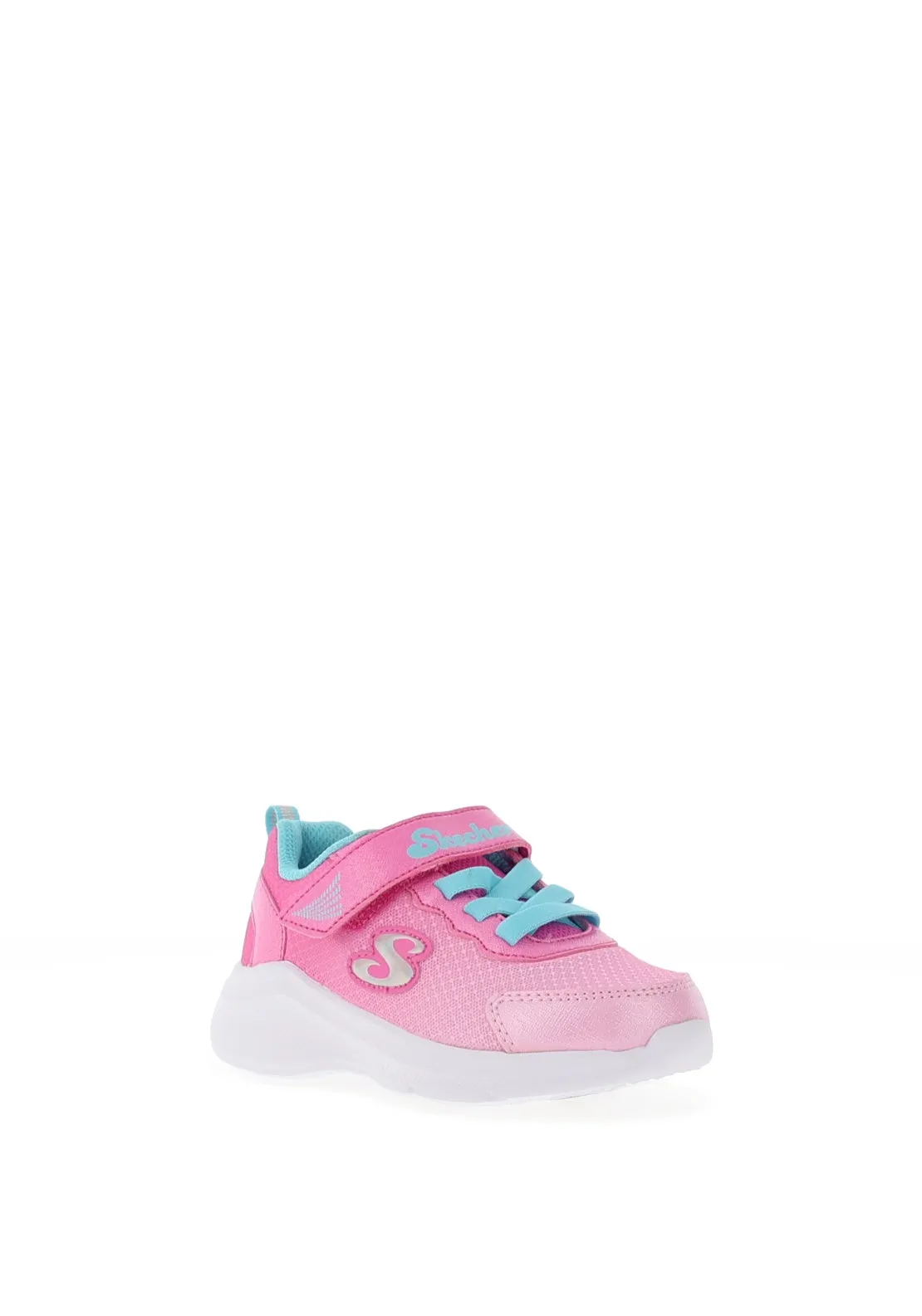 Skechers Toddler Girl Sole Swifters Cutie Walk Trainer, Pink