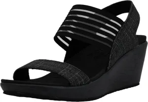 Skechers Women's Beverlee Smitten Kitten Wedge Sandal