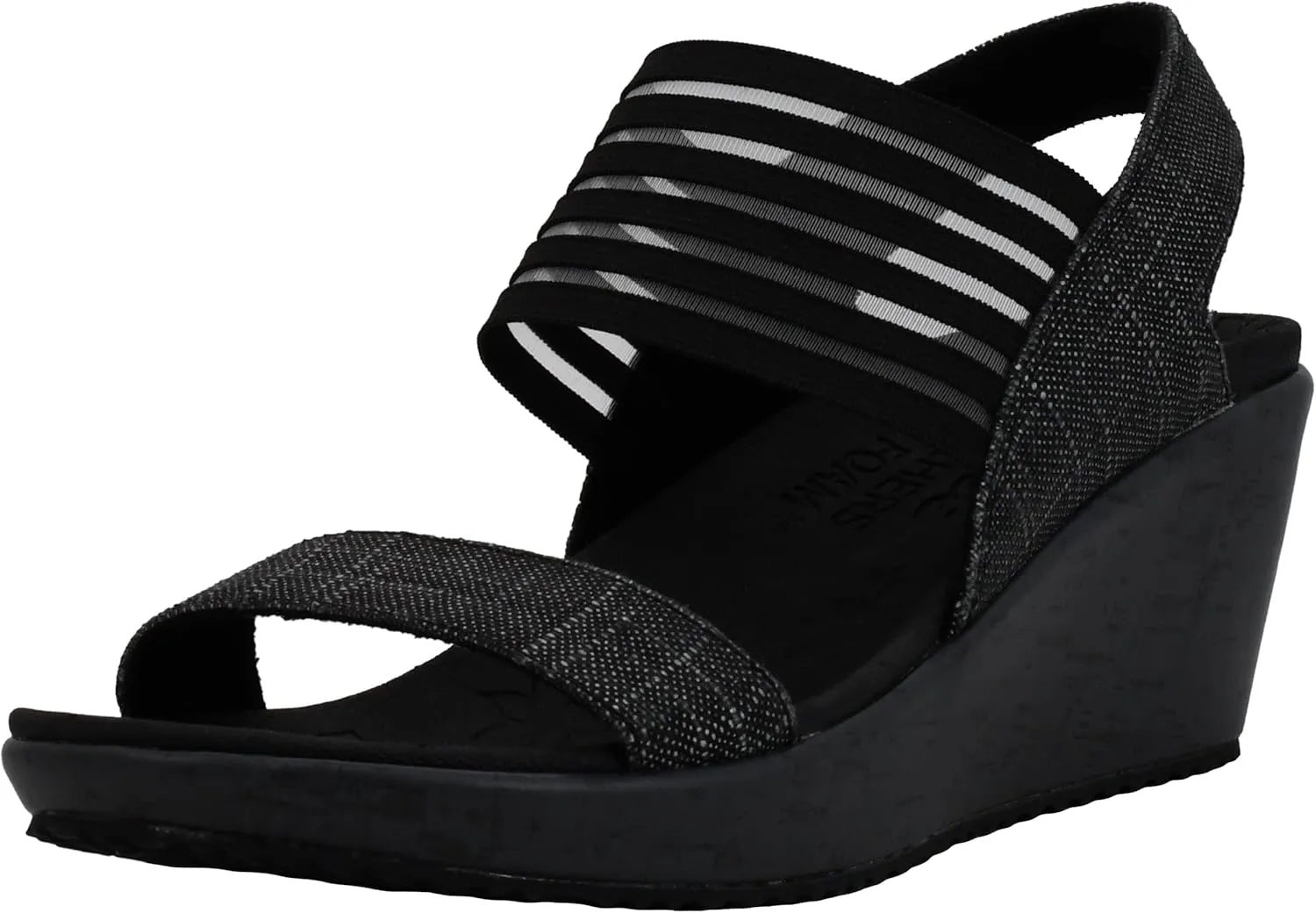 Skechers Women's Beverlee Smitten Kitten Wedge Sandal