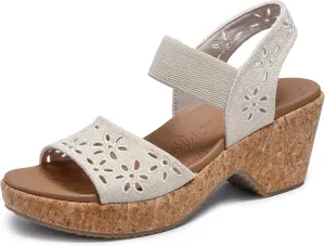 Skechers Women's Brystol-Beach Bliss Wedge Sandal