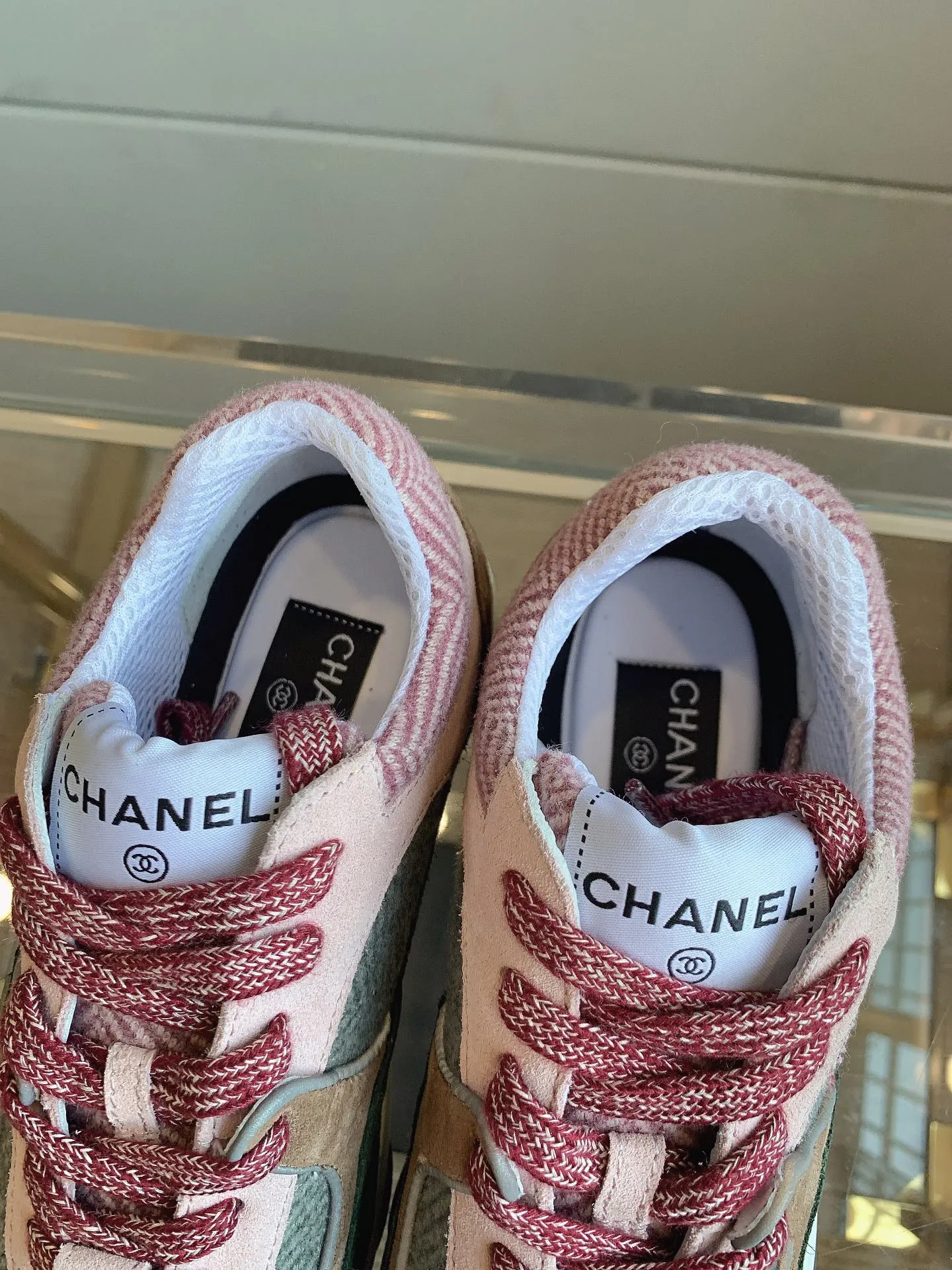 Sneaker 145635 Multicolor In Durable materials Suede Artistic flair CHANEL