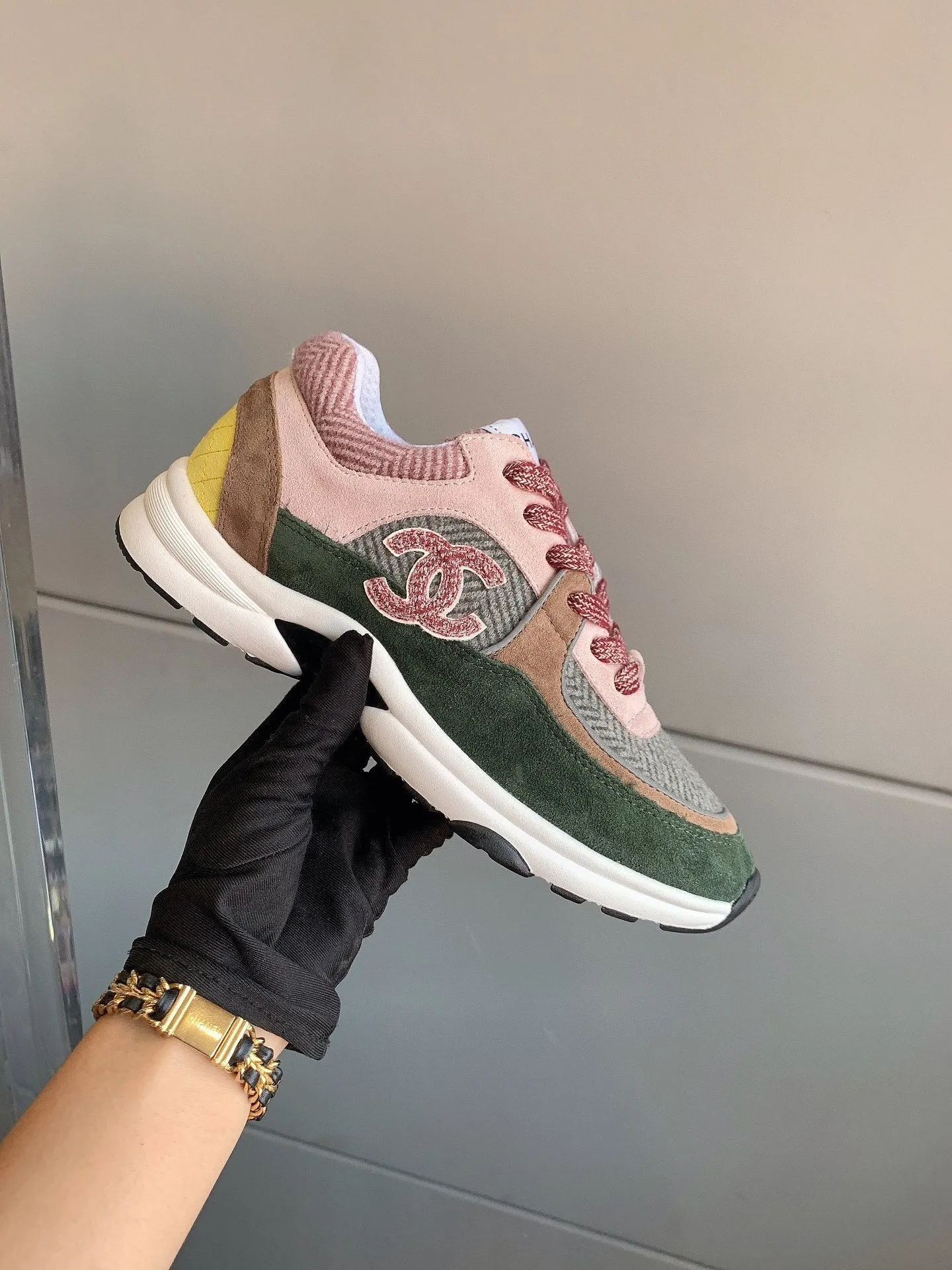 Sneaker 145635 Multicolor In Durable materials Suede Artistic flair CHANEL