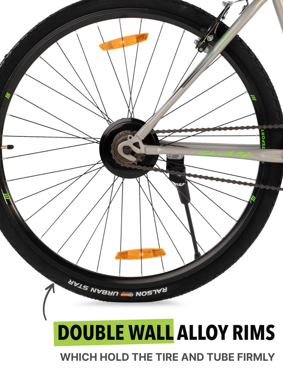 Sonic700CGrey Steel Single Speed 700CCity Bike Free Trainer Sessions, Cycling Event