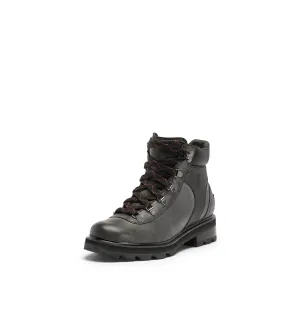 Sorel Women's Lennox Hiker Waterproof Boot - Black, Warp Red - Size 8