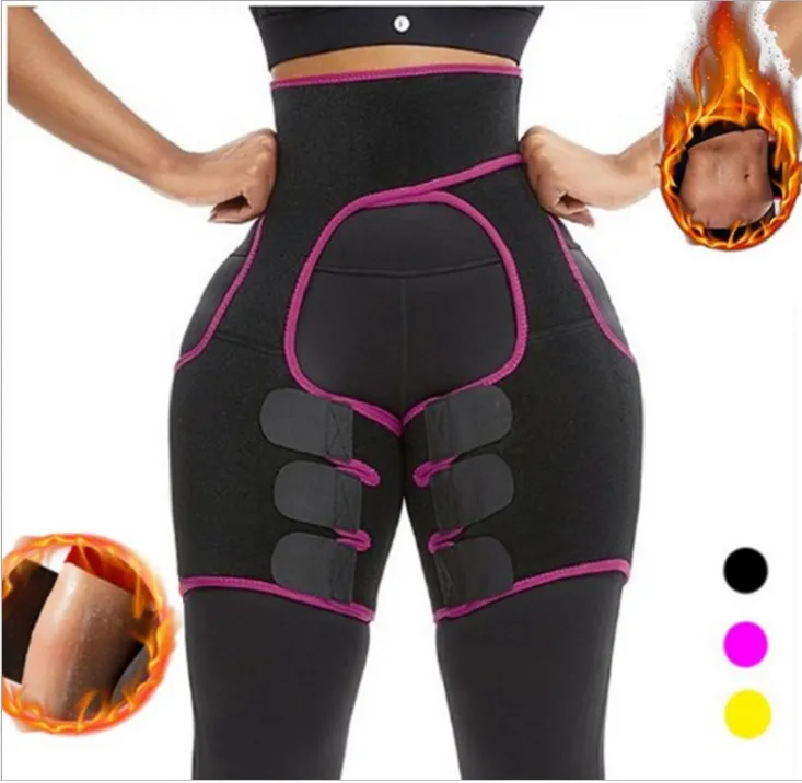 Sports Waist Belt, Adjustable One-piece Girdle, Leg Straps
