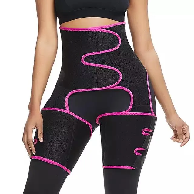 Sports Waist Belt, Adjustable One-piece Girdle, Leg Straps