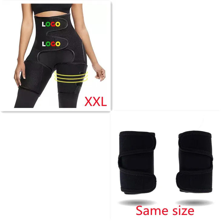 Sports Waist Belt, Adjustable One-piece Girdle, Leg Straps