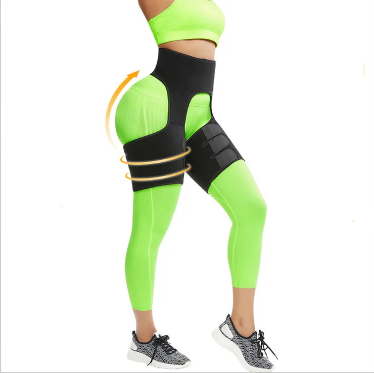 Sports Waist Belt, Adjustable One-piece Girdle, Leg Straps
