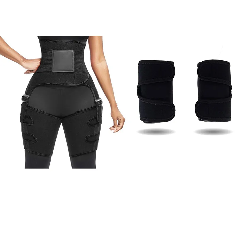 Sports Waist Belt, Adjustable One-piece Girdle, Leg Straps