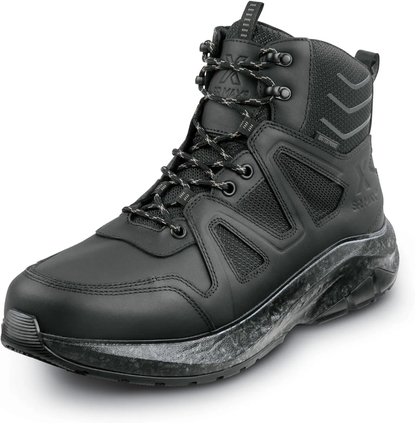SR Max/Blumaka Ridgway, Men's, Steel Toe, EH, WP, MaxTRAX Slip Resistant, Hiker, Work Boot