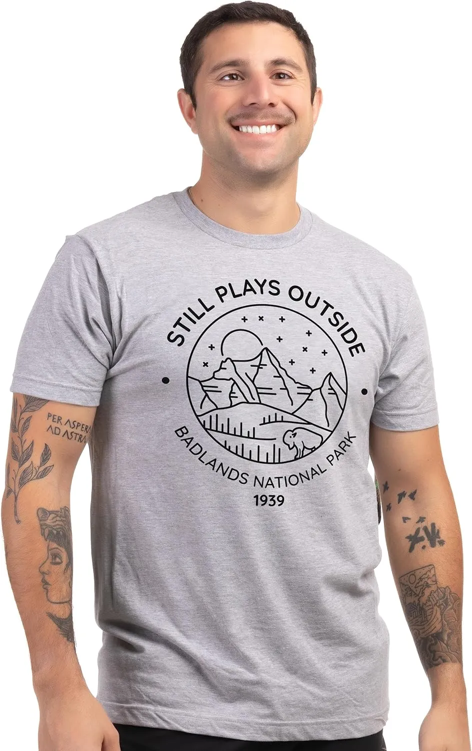 Still Plays Outside Hiking Tee | Funny Hiker Camping Camper Outdoors Men Women Shirt