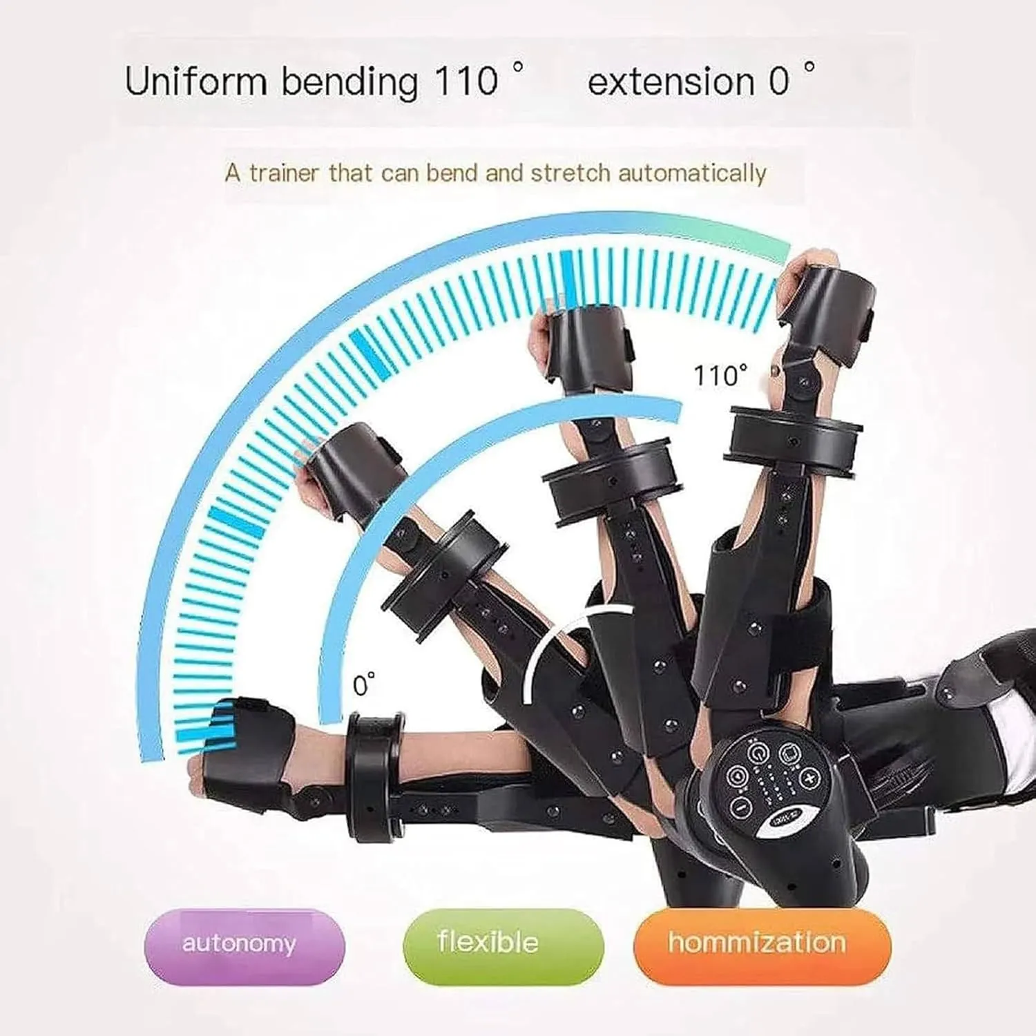 Stroke rehabilitation arm elbow protector hemiplegic robot training device elbow joint recovery device,Hinged Elbow Brace Arm Exerciser,Right