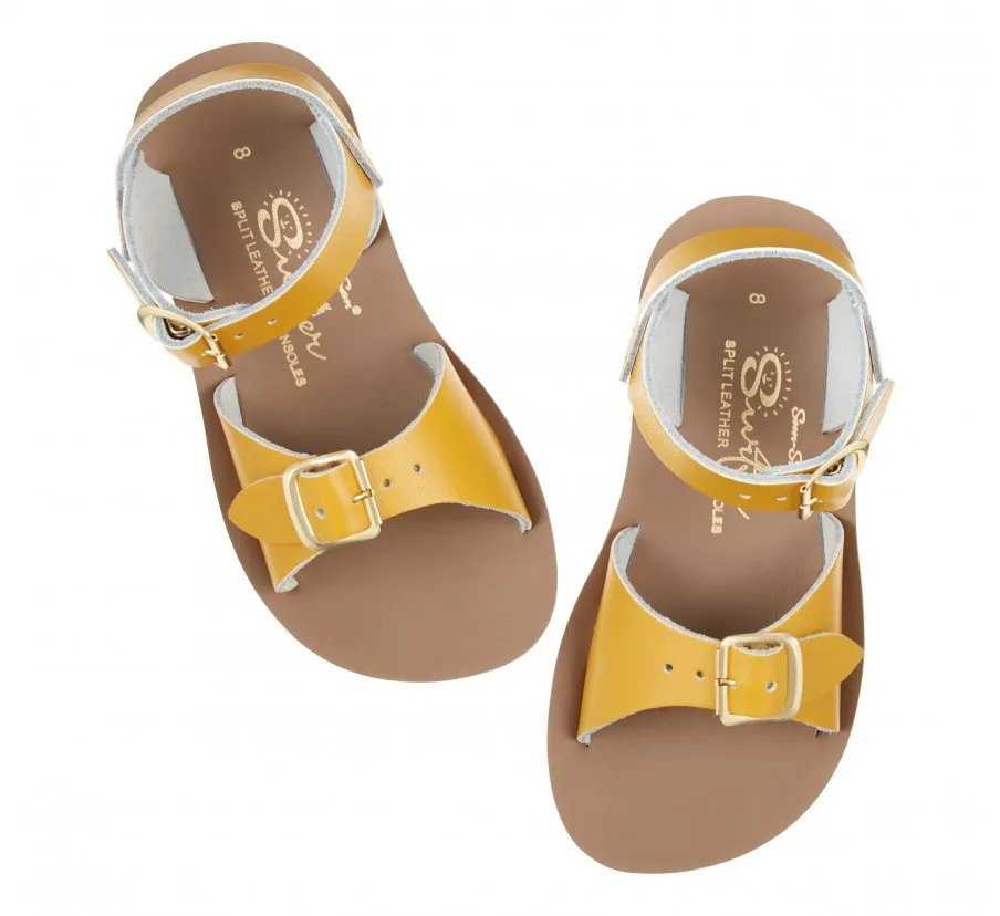 Surfer Child Mustard Sandals by Salt-Water Sandals