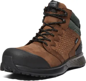 Timberland PRO Men's Reaxion Mid Composite Safety Toe Waterproof Industrial Hiker Work Boot