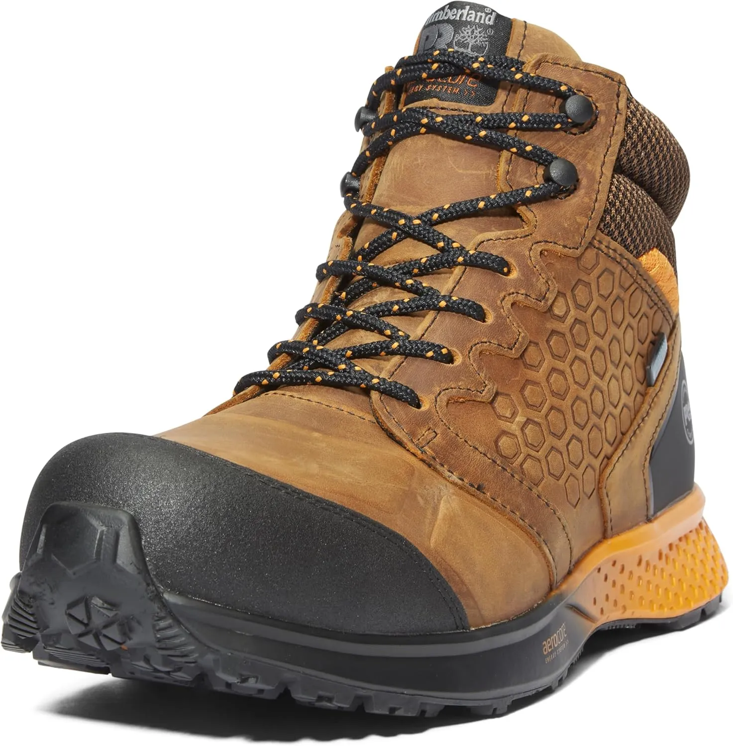 Timberland PRO Men's Reaxion Mid Composite Safety Toe Waterproof Industrial Hiker Work Boot
