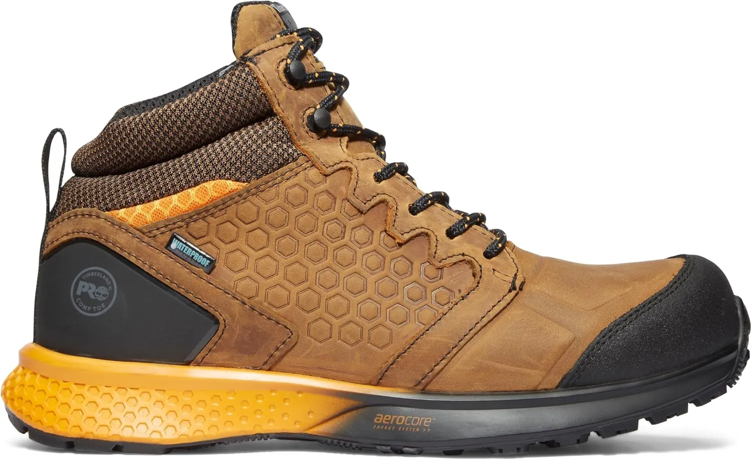 Timberland PRO Men's Reaxion Mid Composite Safety Toe Waterproof Industrial Hiker Work Boot