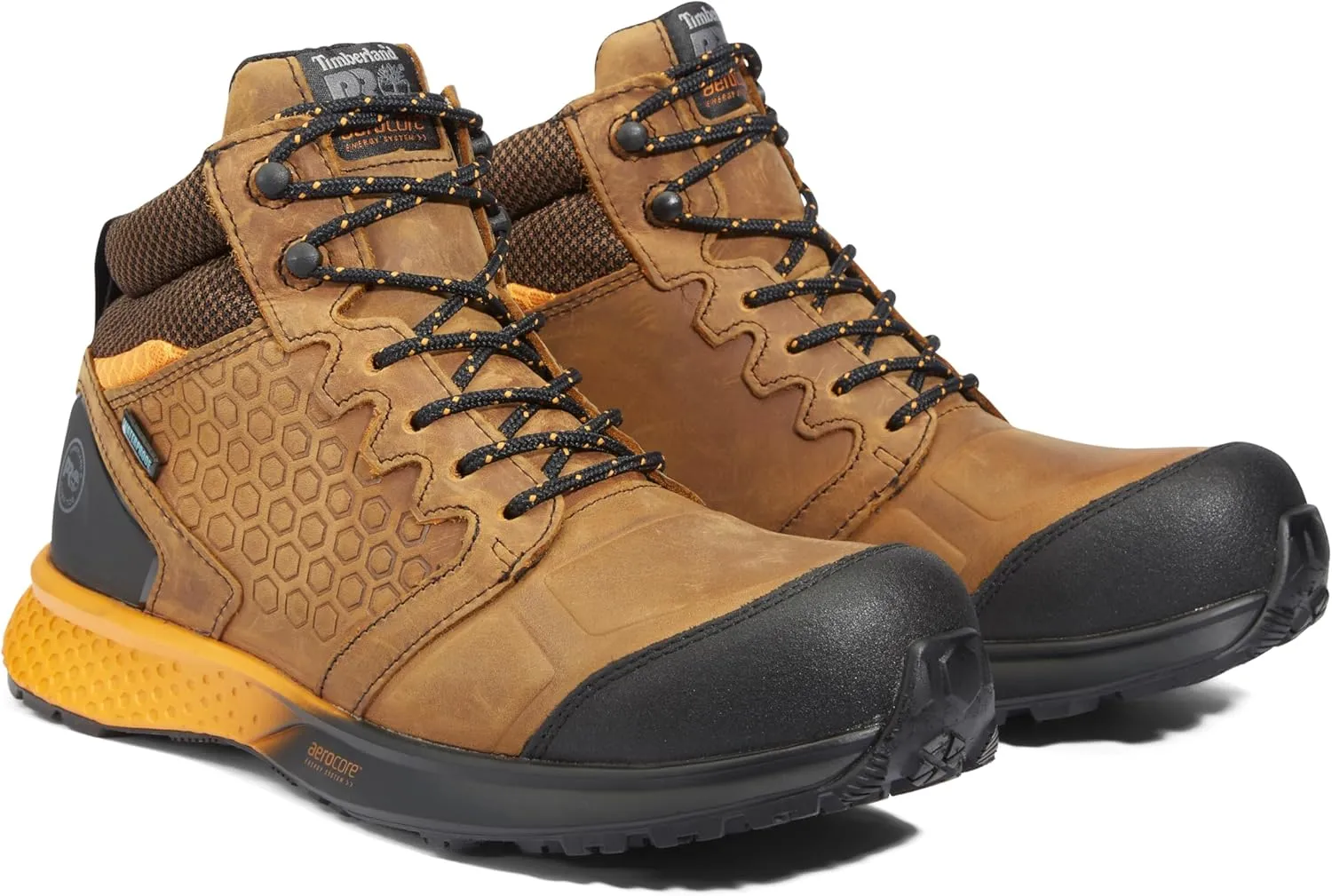 Timberland PRO Men's Reaxion Mid Composite Safety Toe Waterproof Industrial Hiker Work Boot