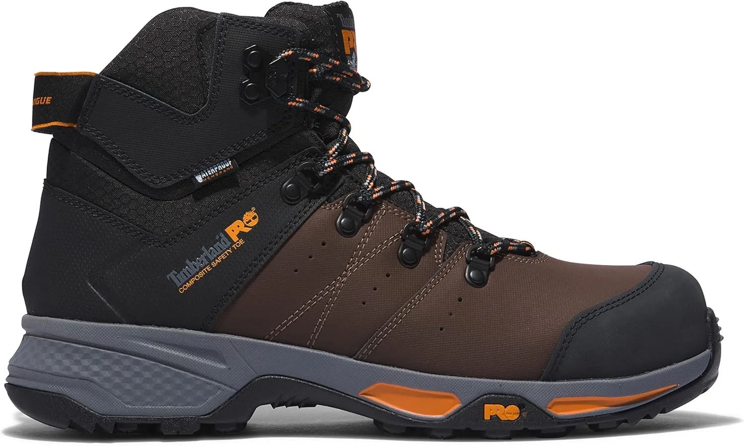 Timberland PRO Men's Switchback 6 Inch Composite Safety Toe Waterproof Industrial Hiker Work Boot