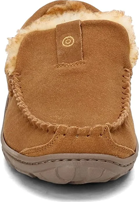 Toe Slippers Lined Loafers Cinnamon Best-reviewed Moccasin Fur Venetian Suede Rounded Clarks Stylish