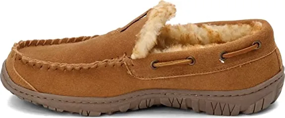 Toe Slippers Lined Loafers Cinnamon Best-reviewed Moccasin Fur Venetian Suede Rounded Clarks Stylish