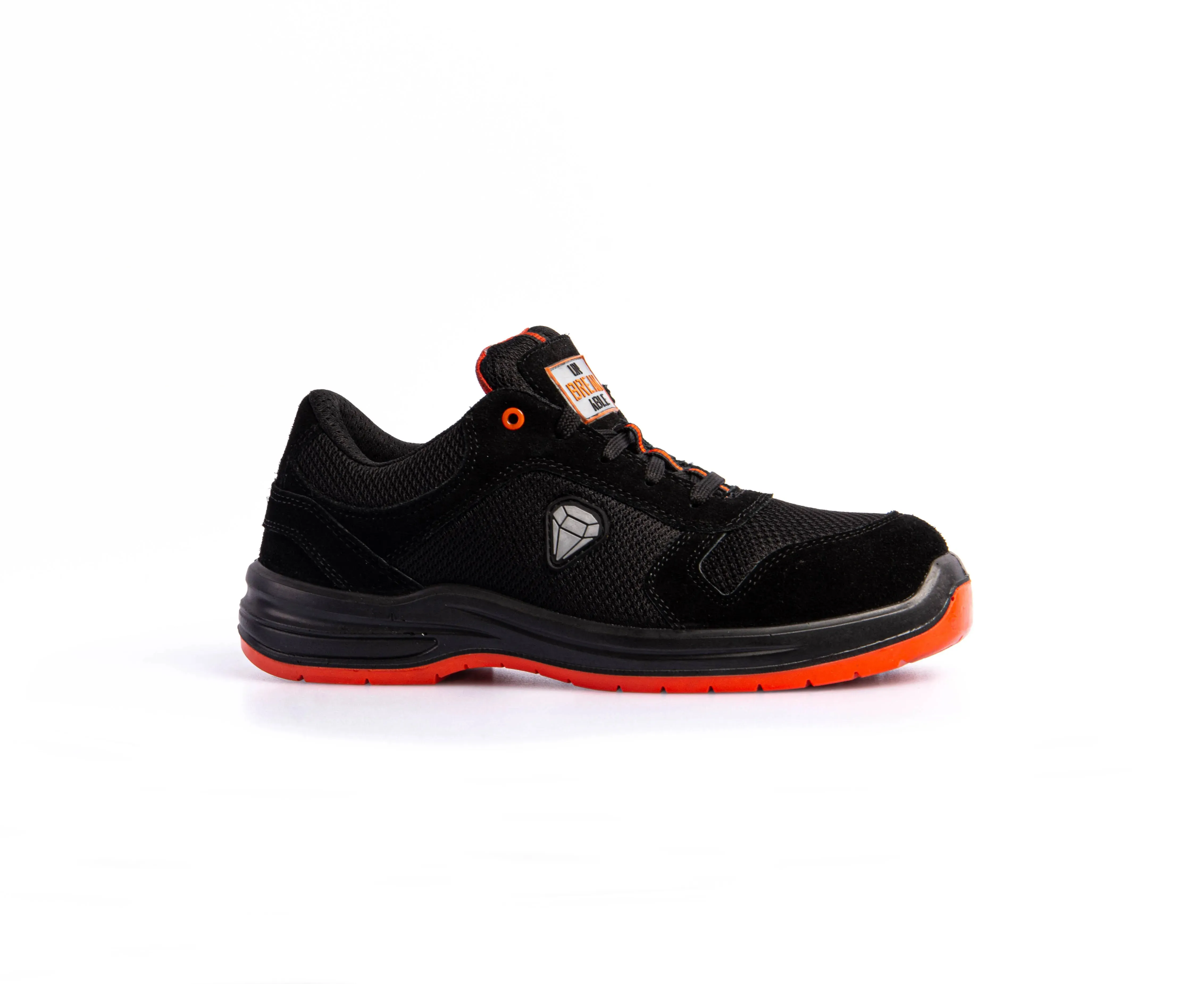 Unbreakable U117 Reef Low S1P Black Trainer