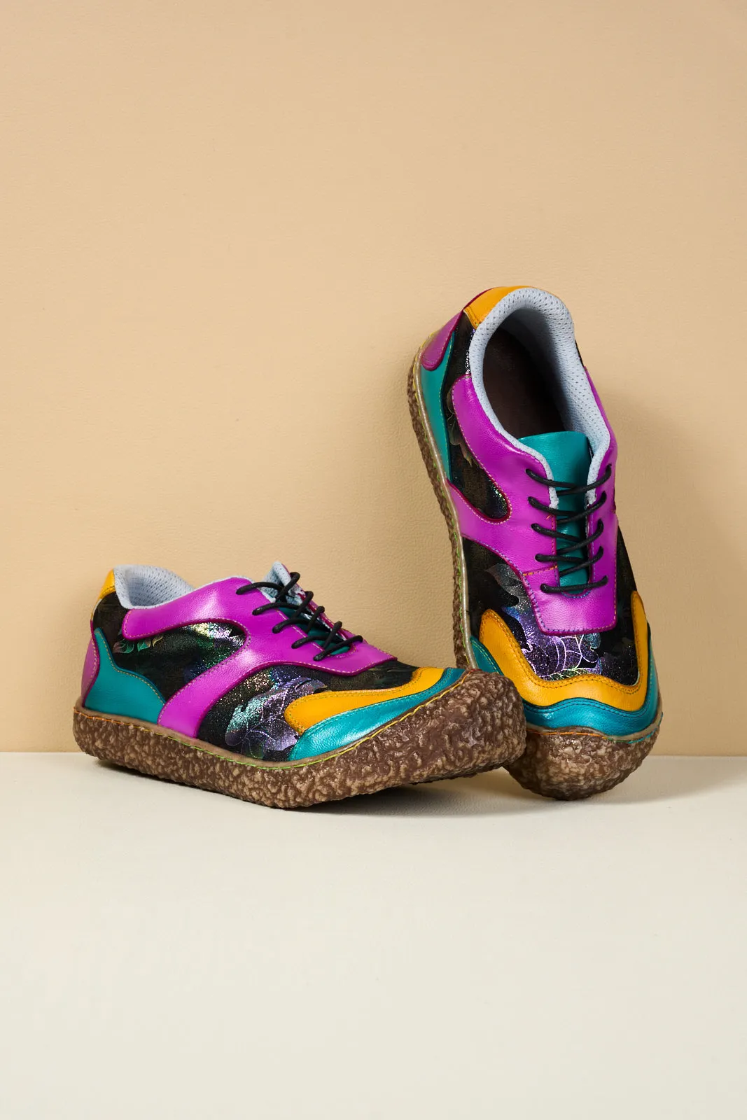 Vicconfy | Sashay My Way Leather Fashion Sneaker