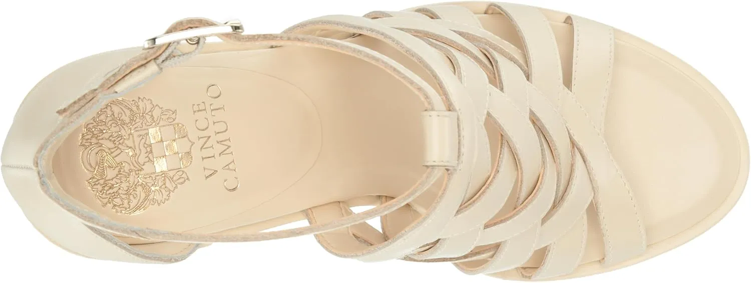 Vince Camuto Women's Frelly Stacked Heel Sandal Heeled
