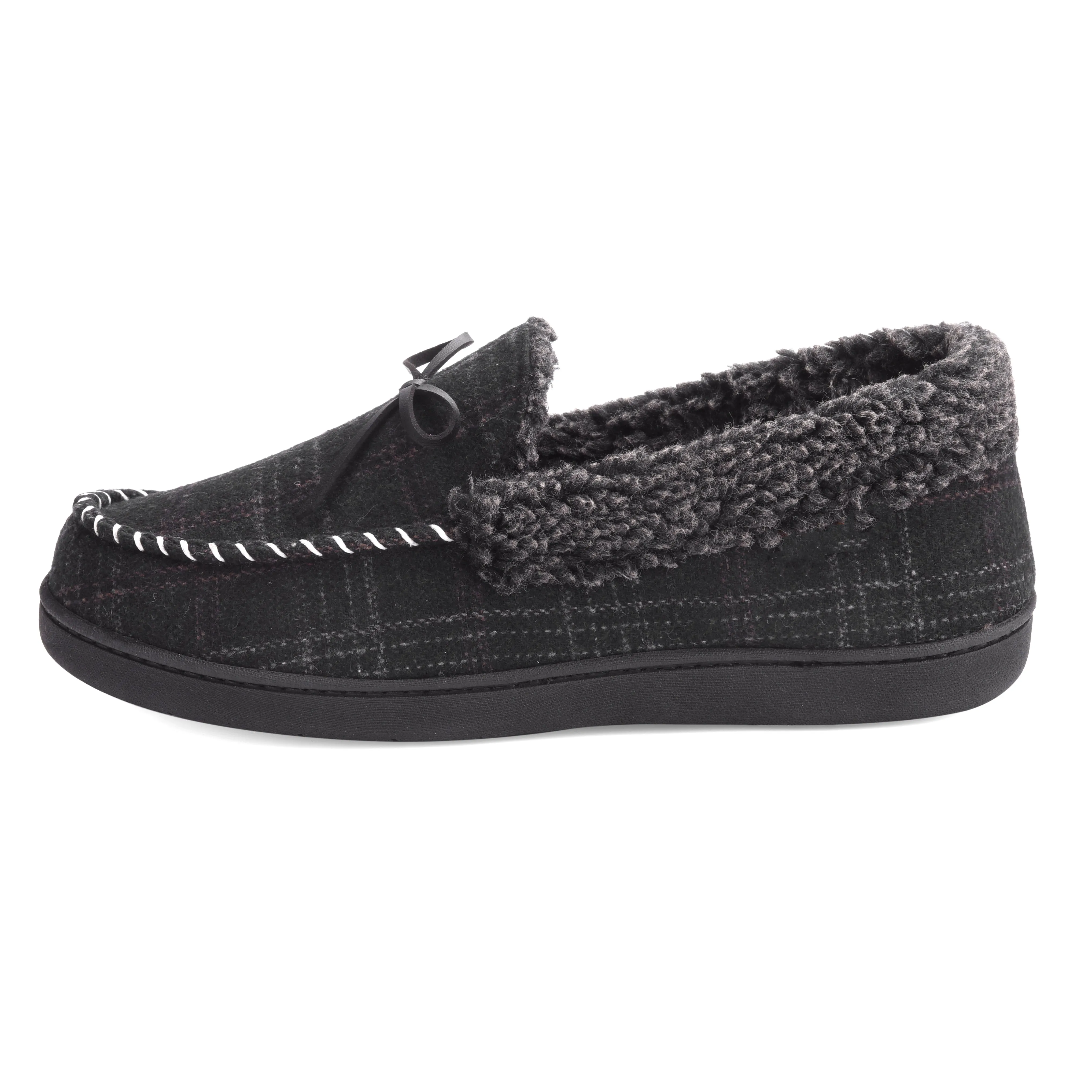 VONMAY Men's Moccasin Slippers Comfort Polar Fleece House Shoes