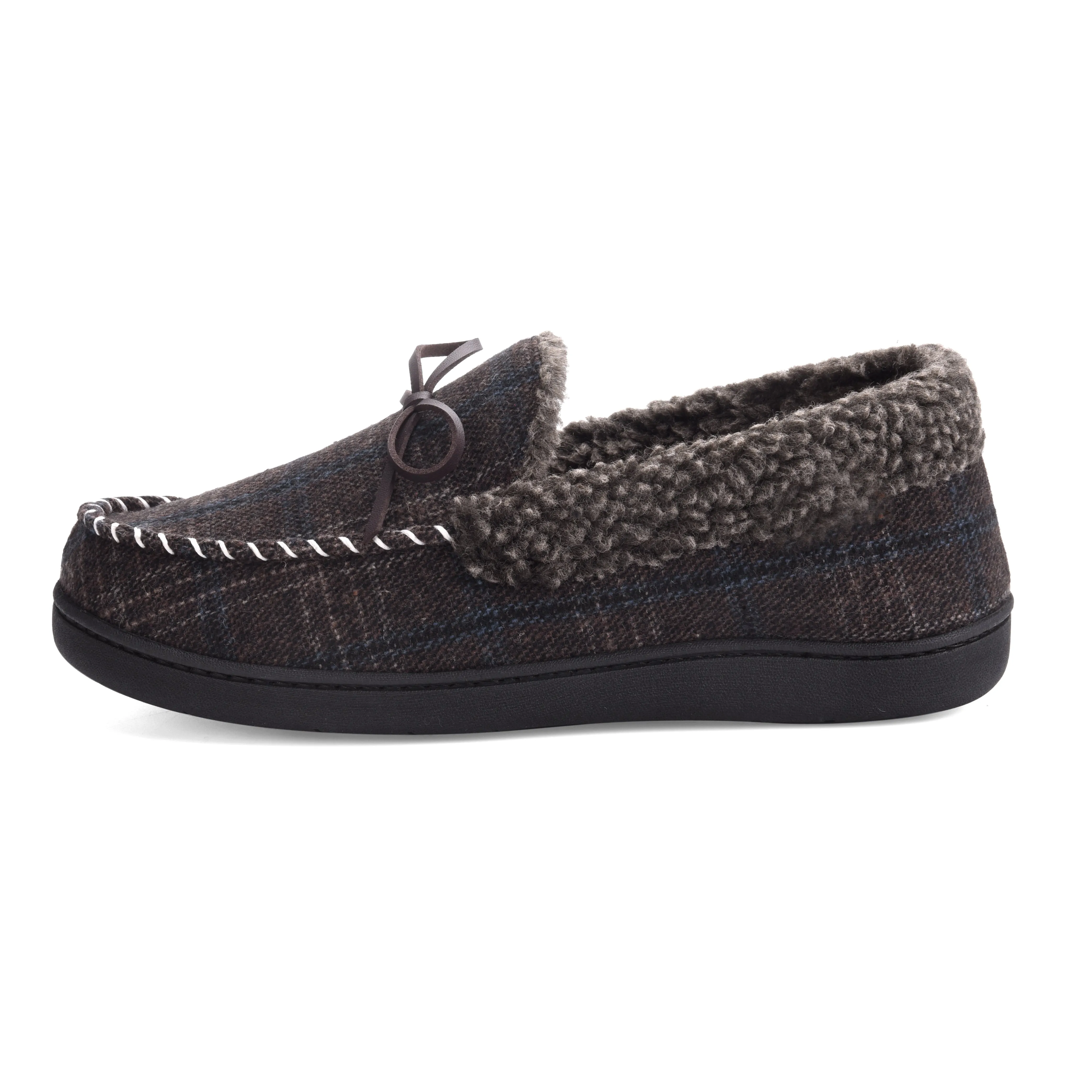 VONMAY Men's Moccasin Slippers Comfort Polar Fleece House Shoes