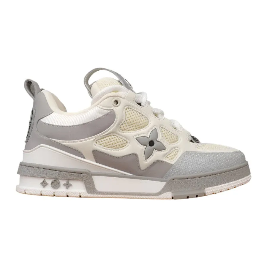 VUITTON SKATE Timely resolution SNEAKER LV GREY Luxurious LOUIS