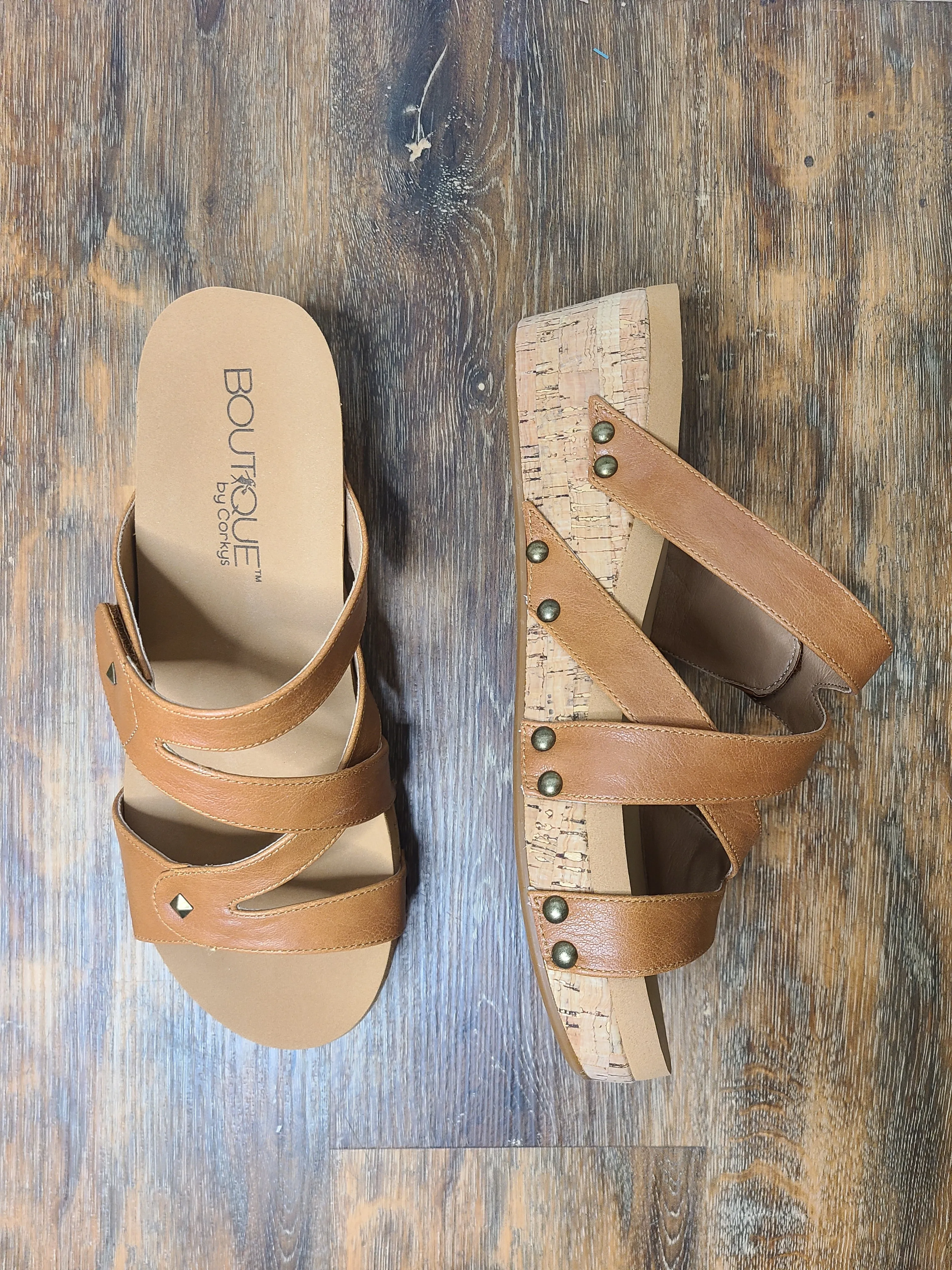 Wander Cork Platform Sandal