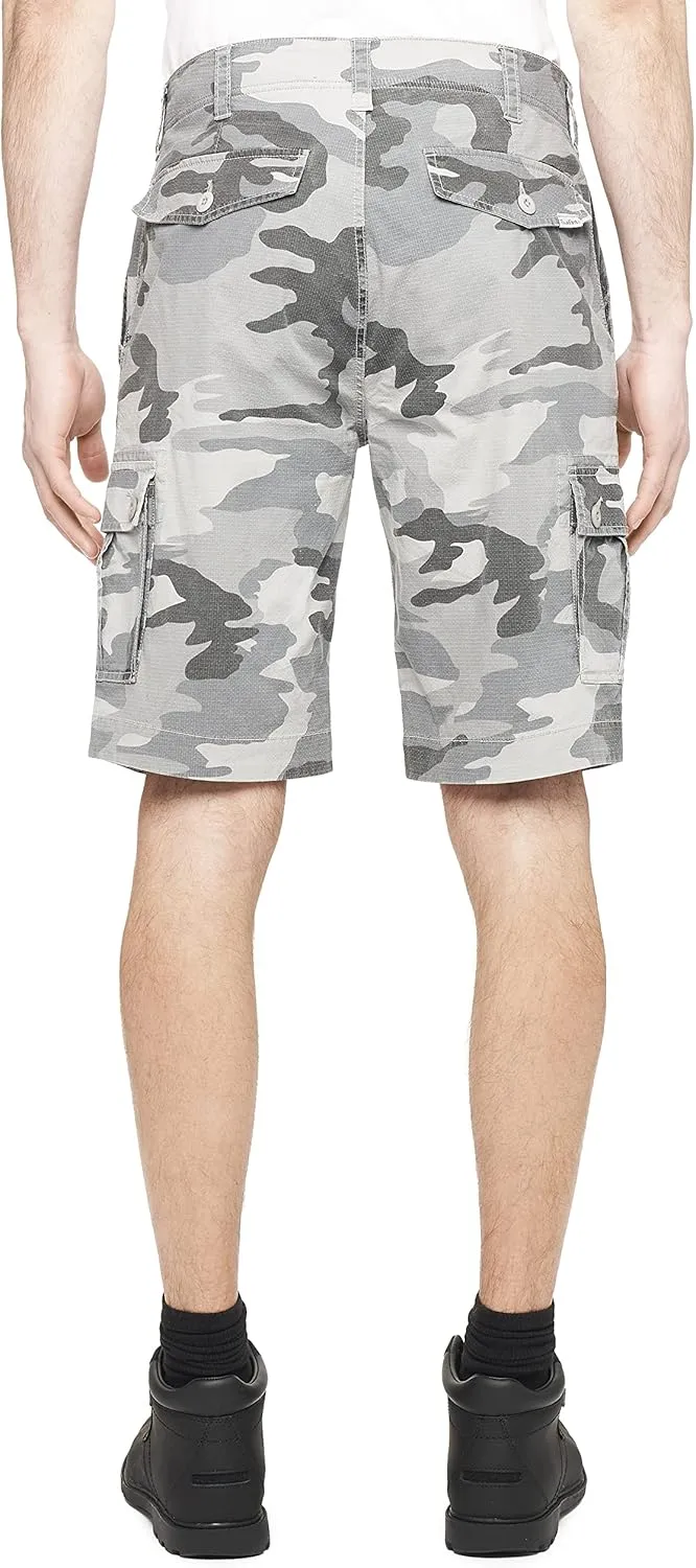 Wearfirst Men's Camo Cargo Shorts w/Stretch Micro Ripstop | Day Hiker Short