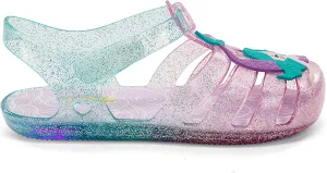 Western Chief Kids Wonder EverGlitter Lighted Sandal with Adjustable Strap and Waterproof Design