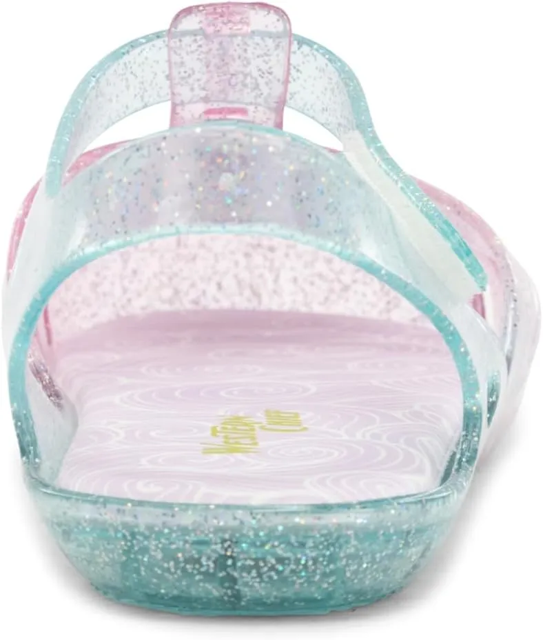 Western Chief Kids Wonder EverGlitter Lighted Sandal with Adjustable Strap and Waterproof Design