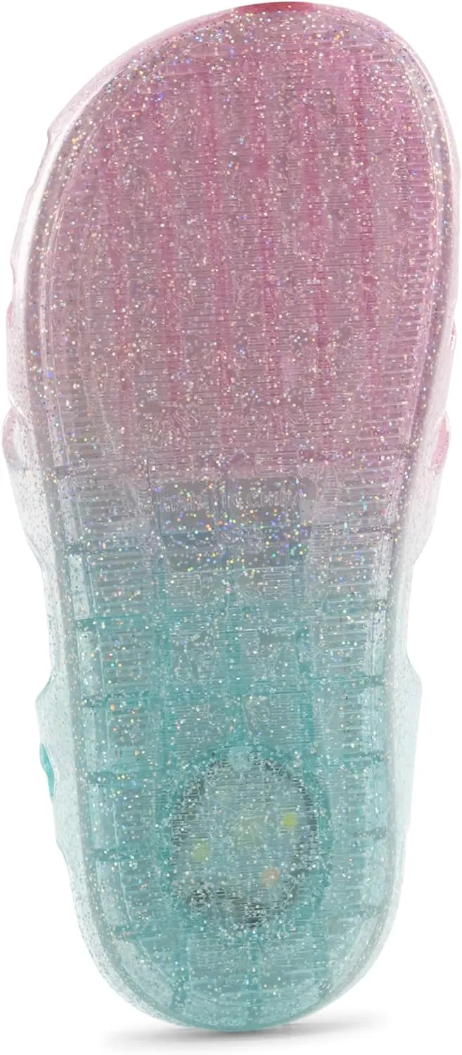 Western Chief Kids Wonder EverGlitter Lighted Sandal with Adjustable Strap and Waterproof Design