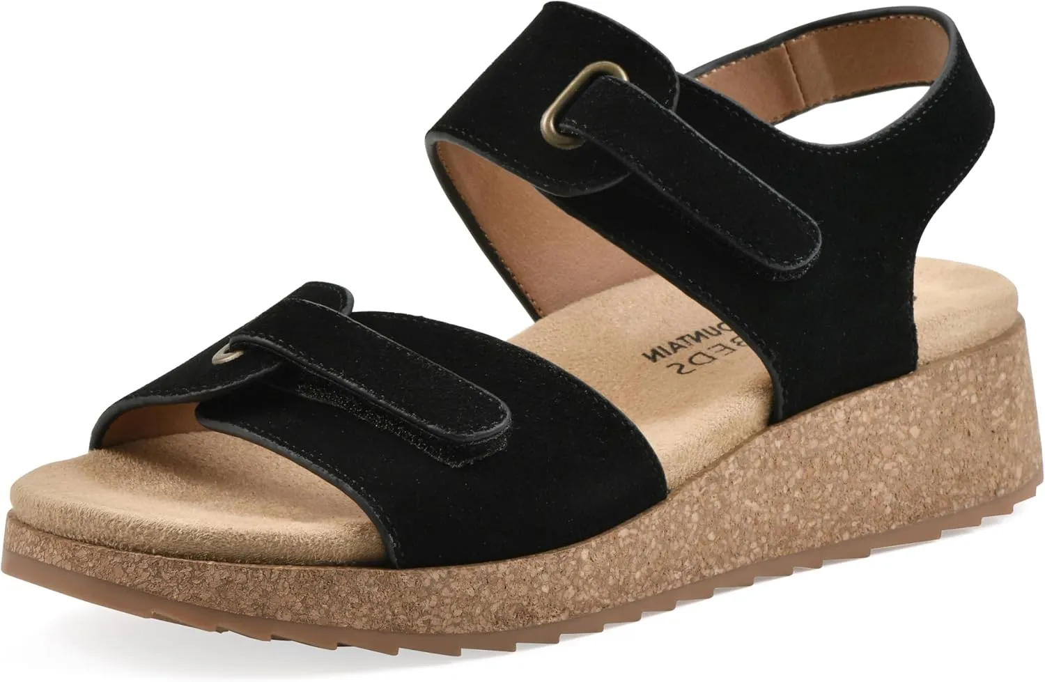 WHITE MOUNTAIN Women's Gelato Mini-Wedge Sandal