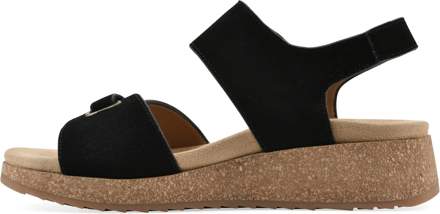 WHITE MOUNTAIN Women's Gelato Mini-Wedge Sandal